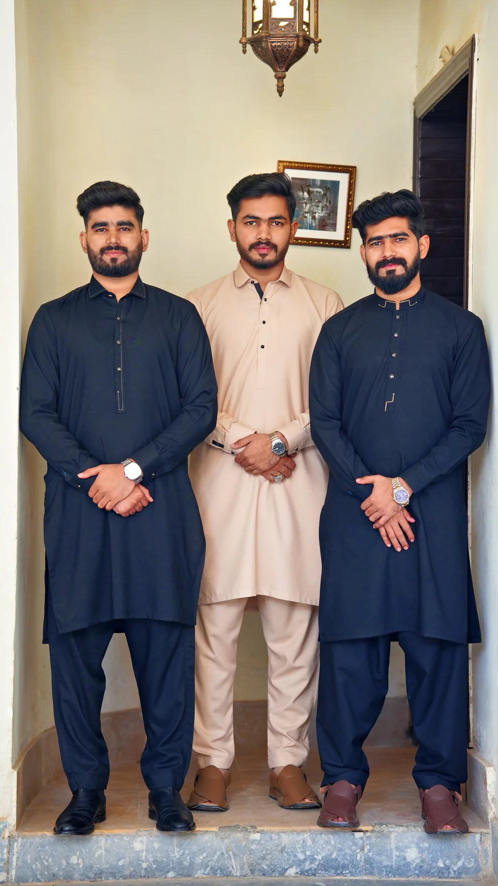 STITCHED PREMIUM 🔥 SKIN SHALWAR KAMEEZ WITH COLAR (M4-0014)